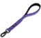 Hyhug Pets Premium 18 Inch Short Leash, Soft Padded Neoprene Handle for Medium Large Small Dogs, Ultra Violet