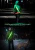 LED Reflective Belt Sash, Safety Lights for Night Walkers, High Visibility Rechargeable Reflective Running Gear for