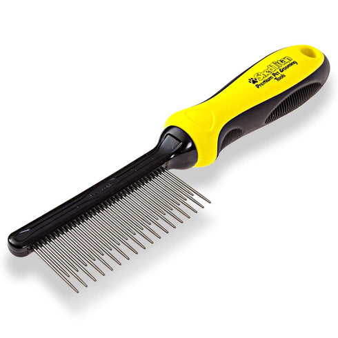 Self-Cleaning Slicker Brush for Dogs - Grooming Kit for Poodles and Goldendoodles