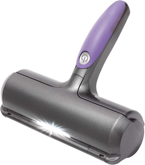 Sonic Technology Pet Hair Removal Roller, Self-Cleaning Fur Daddy with LED for Any Home Surface, No Adhesive Needed