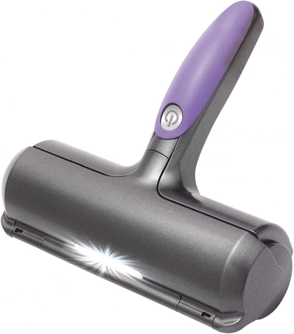Sonic Technology Pet Hair Removal Roller, Self-Cleaning Fur Daddy with LED for Any Home Surface, No Adhesive Needed