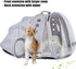 Dual Expandable Cat Backpack Carrier - Fits up to 20 lbs, Expandable Pet Carrier Backpack for Large Cats & Small Puppies
