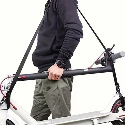 ShanLily Adjustable Scooter Shoulder Strap - Non-Slip Carrying Strap for Bicycle, Beach Chair,