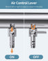 Pawfly Aquarium Air Flow Control Lever Valve - 4-Way Fish Tank Air Valve for Air Pump with Multi-port Splitter