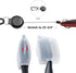 Pack of 2 Golf Club Brush Groove Cleaner, Retractable Zip-line and Aluminum Carabiner Cleaning Tools