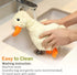 12'' Pawaboo Squeak Plush Duck Dog Toy, Large Super Soft PlushStuffed Duck-Shaped Pet Toys, Crinkle Paper Rattle Pet