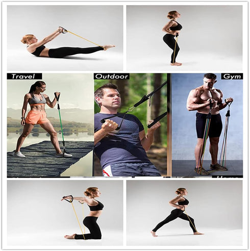 Premium Exercise Pull Handles, Fitness Handle Replacement for Pilates, Yoga, Strength Training