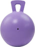 10 Inches/X-Large, Jolly Pets Tug-n-Toss Heavy Duty Dog Toy Ball with Handle, Light Purple