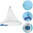 300 FRCOLOR Cast Fishing Net Hand Throw Net with Steel Sinkers Single Monofilament for Saltwater and Freshwater Fishing