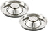 Stainless Steel Pet Bowl for Puppy and Cat, Dog Food and Water Feeding Bowl, 2PC, M Size