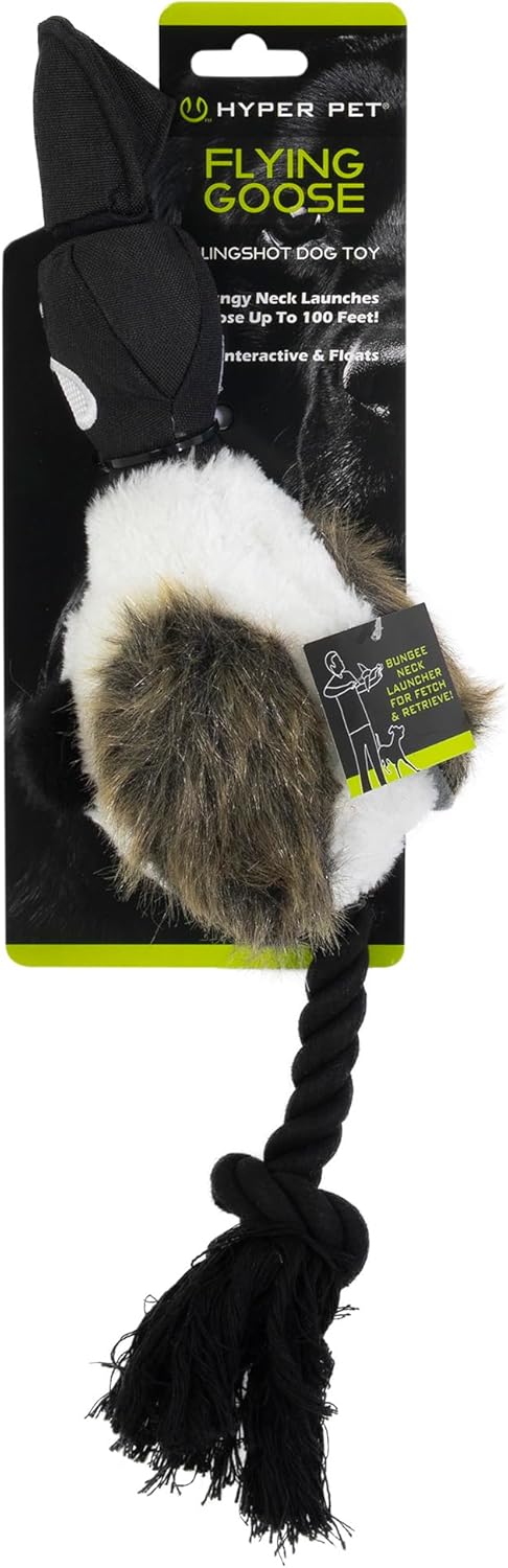 Hyper Pet Flying Series Fetching Dog Toy – Goose Slingshot, Interactive Up to 40 ft, Floats on Water