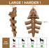 Tough Durable Fun Dinosaur Shaped Dog Chew Toys for Aggressive Chewers, Teething Bones Toys