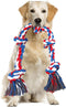 Bmag Dog Rope Toys for Aggressive Chewers, Interactive Heavy Duty Toys for Medium Large Dogs, Tough Twisted Rope with 5