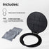 5 3 (41546) Camco Bucket Toilet Seat with Lid - Converts Standard Gallon Bucket into Portable Toilet for Camping