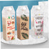 CurcKua 500ML 2PCS Clear Milk Carton Water Bottle Reusable Transparent Juice Bottle for Outdoor Sport Reusable Milk