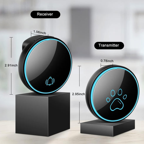 Communication 38 4 (1 1 Comsmart Smart Wireless Dog Door Bell, Doggie Doorbell for Pet Potty Training Go Outside Press