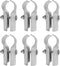 Chain Link Fence End Rail T Clamps, Panel T Clamps for 1-3/8" OD Pipe, Fence Bracket with Bolts & Nuts Included