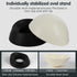Bulldog Bowl Anti-Slip Dog Cat Dish - Detachable Rubber Dog Bowl, Tilted Pet Feeder Slope Base (Black, 3.5 Cup)