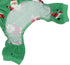Cute Santa Claus Christmas Dog Pajamas PJS, Green Holiday Pet Clothes Jammies Onsie, Back Length 12" Small