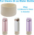 Seimneire 2Pcs 24oz, 2.88 Inch Silicagel Boot Water Bottle Protector for Owala Cream Anti-Slip Base Cover, Compatible
