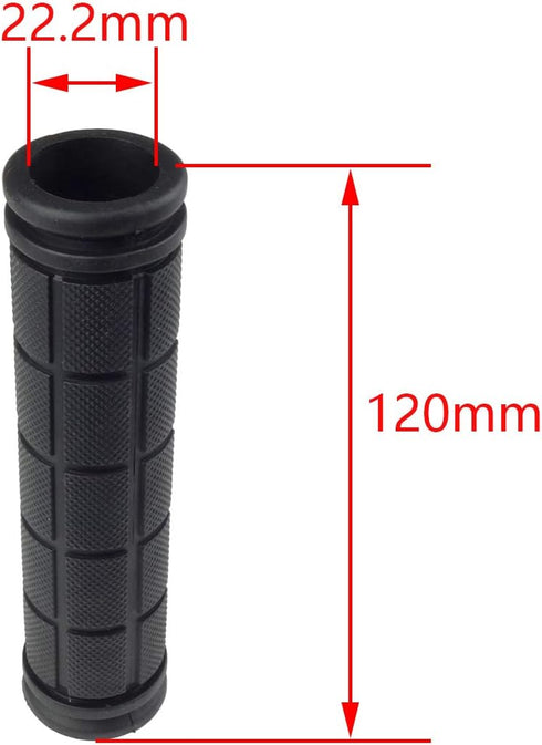 Kasteco 4 Pairs Bicycle Handle Bar Grips Mushroom Grips for BMX/MTB/Road Mountain Bikes