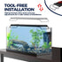 Programmable (WCL20-24B) OYO WATER Smart LED Aquarium Light with App Control, Full Spectrum RGB, Bluetooth Enabled