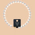 KUDES Adjustable Dog Necklace, Elegant Classic Pearl Collar for Occasions, XL (16.1-19.6 Inches)