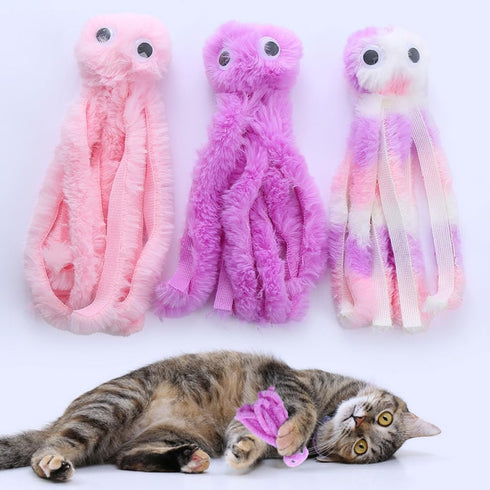 cunueae Plush Toys for Cats to Chew On, Catnip for Kittens' Self-Entertainment, Interactive Fun for Cats During