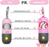 15 Dog Poop Bag Holder with LED Flashlight for Night Walks,Silicone Tether & Donut Pattern Clip for Used Bags