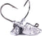 Swimbait Jig Head Saltwater Flats Jig Head Bait, Realistic Fish Head Jig Heads 5 Pack