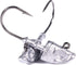 Swimbait Jig Head Saltwater Flats Jig Head Bait, Realistic Fish Head Jig Heads 5 Pack