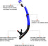 Snorkeling Gear for Adults, Snorkel Mask Set with Dry Snorkel, Scuba Diving Mask, Swim Glasses for Youth