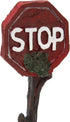 HEEPDD Fish Warning Sign, Resin Landscape Decoration for Small Medium Betta Fish, 6.1x2.3x1.6in