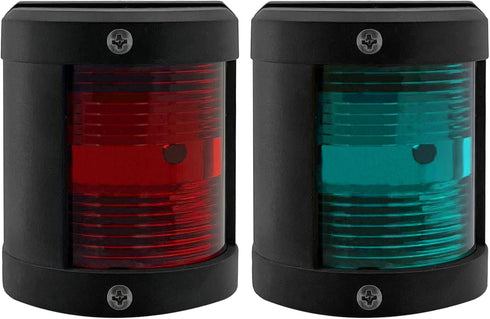 ISURE MARINE 90 IP66 Boat Green Starboard and Red Port Side Black Stern LED Navigation Light Anchor Signal Mast Light