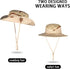 Sun Hats for Men Women Bucket Hat UPF 50+ UV Protection Boonie Hat for Safari Fishing Hiking Garden Beach