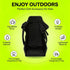 Bike Baby Doll Carrier, Foldable Doll Bike Seat, Adjustable Strap Length, Plastic, Black - Lightweight Durable Design