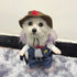 Halloween Costume for Cat and Small Dog, Funny Cowboy Hat Suit, Size L