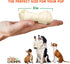 3-inch 18 Count Pork Chomps Baked Pork Skin Dog Chews, Knots