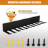 Multi-Purpose Storage Rack, Resistance Bands Rack Gym Storage, Heavy Duty Rack with 11 Hooks for Bands, Straps, Tools
