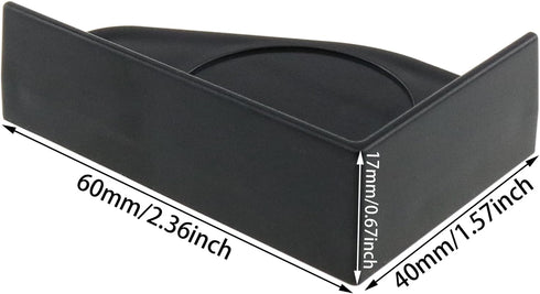 4PCS Black Plastic Fish Tank Corner Protector, Aquarium Glass Angle Cover for Home