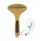 PROBUSINES Bamboo Pet Brush, Dog Dehairing Rake for Knot Detangling, Long-Haired Pet Breed Undercoat Rake for Shedding