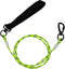 5FT Chew Proof Metal Dog Leash, Heavy Duty Steel Cable Lead for Large Medium Small Dogs, Pet Leash with Double Buckle