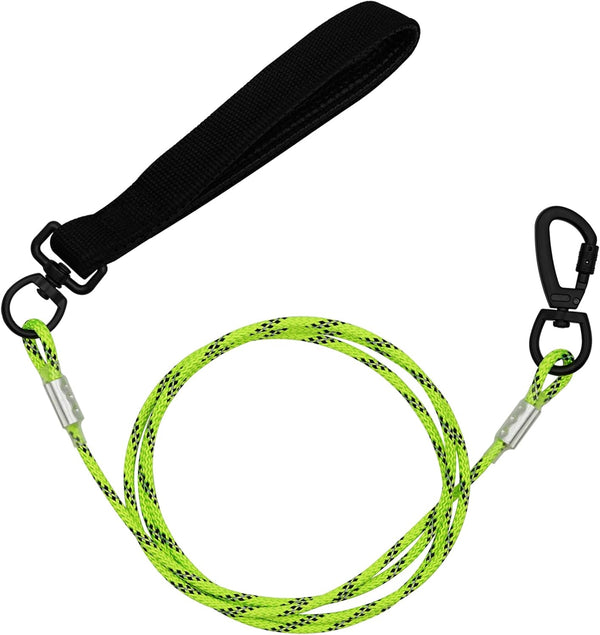 4/5/6 FT Chew Proof Dog Leashes, Heavy Duty Steel Cable Lead with Comfortable Handle for Large or Medium Dogs (6FT,