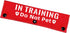 in Training Do Not Pet Funny Red Dog Leash Sleeve - Leash Wrap for Pet Dogs Walking - Gift for Dog Owners