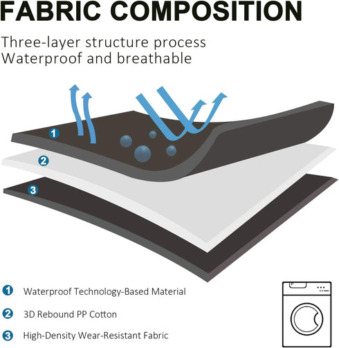 BDEUS Extra Large Outdoor Dog Bed 51x35In, Waterproof & Portable Camping Pet Mat, Washable Odor Resistant Cooling Pad