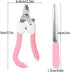 Generic Zoocozy Trimmers, Cat Dog Pets Nail Clippers and Cat Grooming Supplies with Safety Guard, Avoid Overcutting
