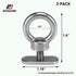 Track Mount Kayak Tie Down Eyelet, 2 Packs Stainless Steel Eyelets with Washers & Nuts for Bungee Cord Rope Mounting