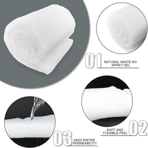 Aquarium Filter Pad, Fishbowl Sponge Pad, Fish Tank Filter Floss, High Density Media Roll, 7.8x39 Inch