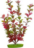 Marina Aquascaper Fish Tank Decorations, Red Ludwigia Plant, 12-Inch