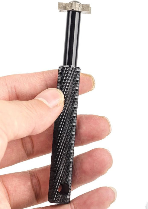 HIFROM Groove Sharpener with 6 Heads - Golf Club Re-Grooving Tool and Cleaner for All Wedges
